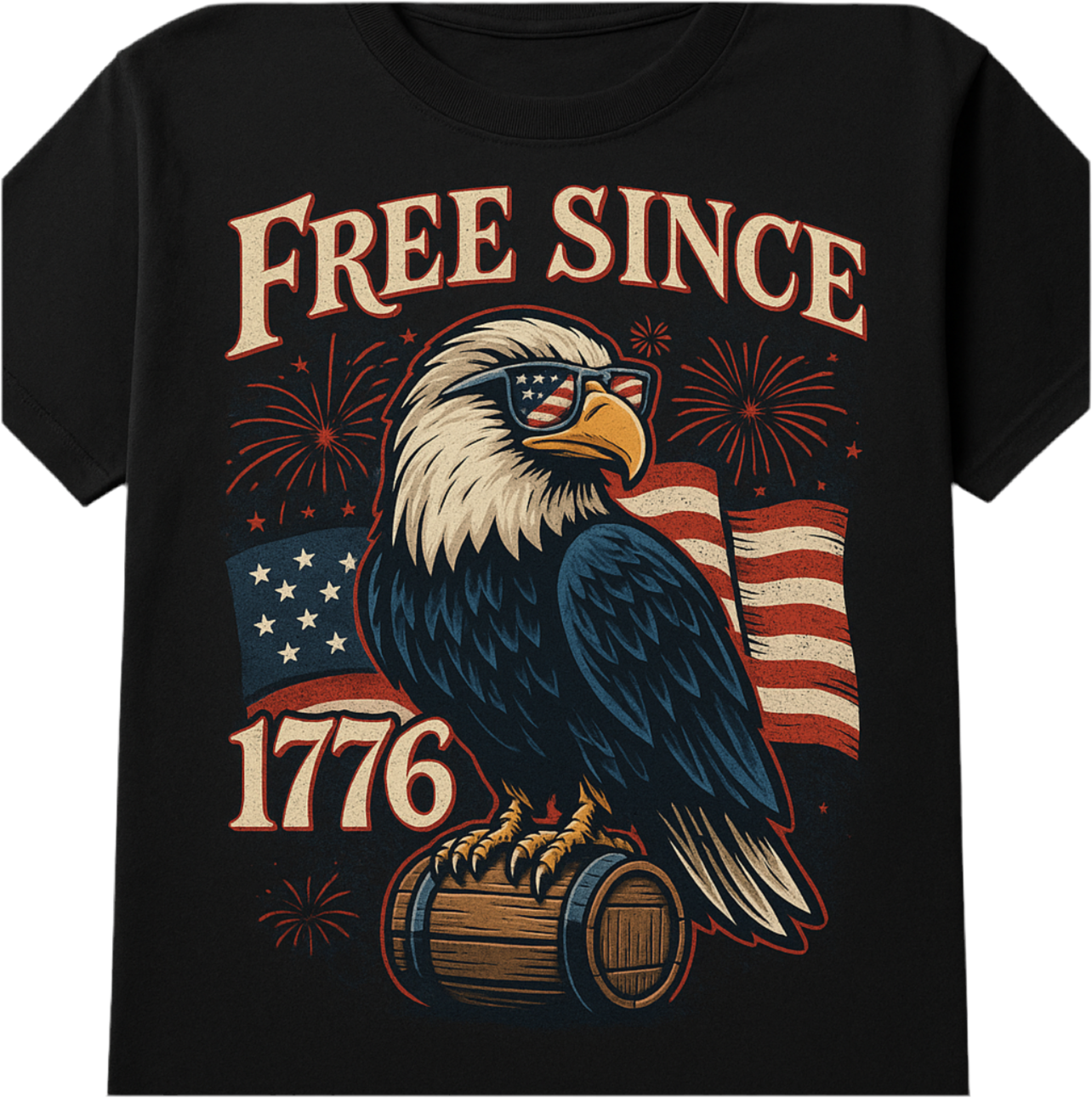 Free Since ’76” Patriot Tee