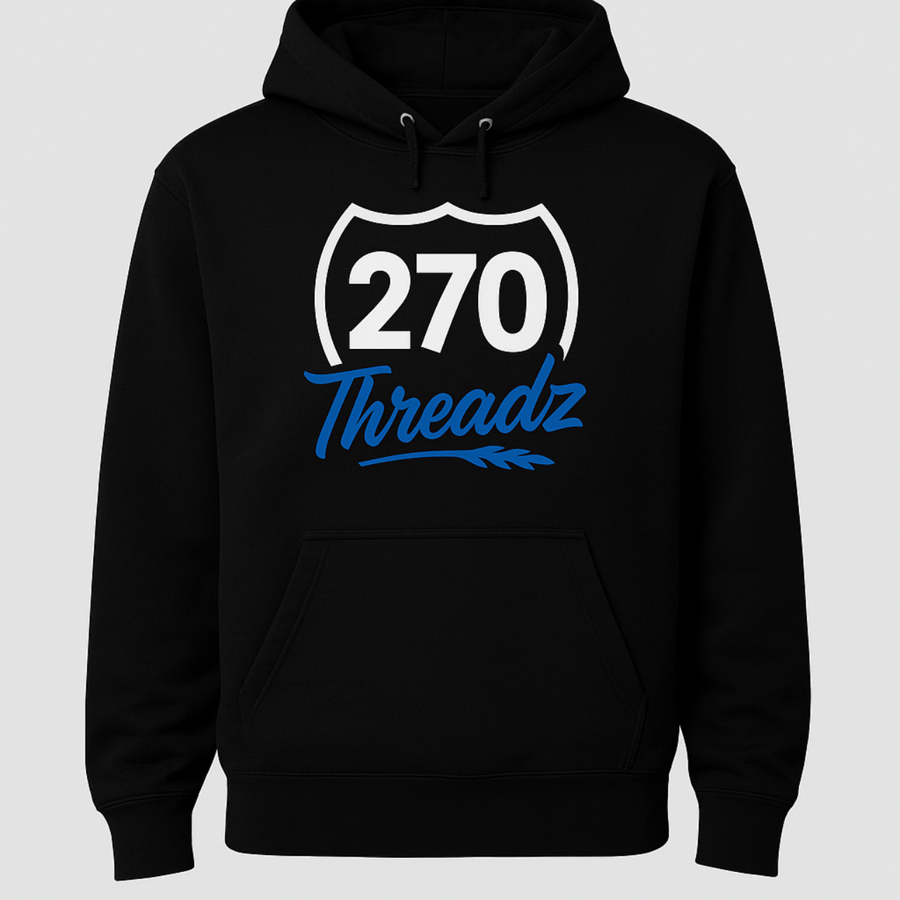 270 Threadz Shield Logo Hoodie – Built for the Chill