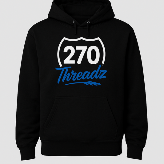 270 Threadz Shield Logo Hoodie – Built for the Chill