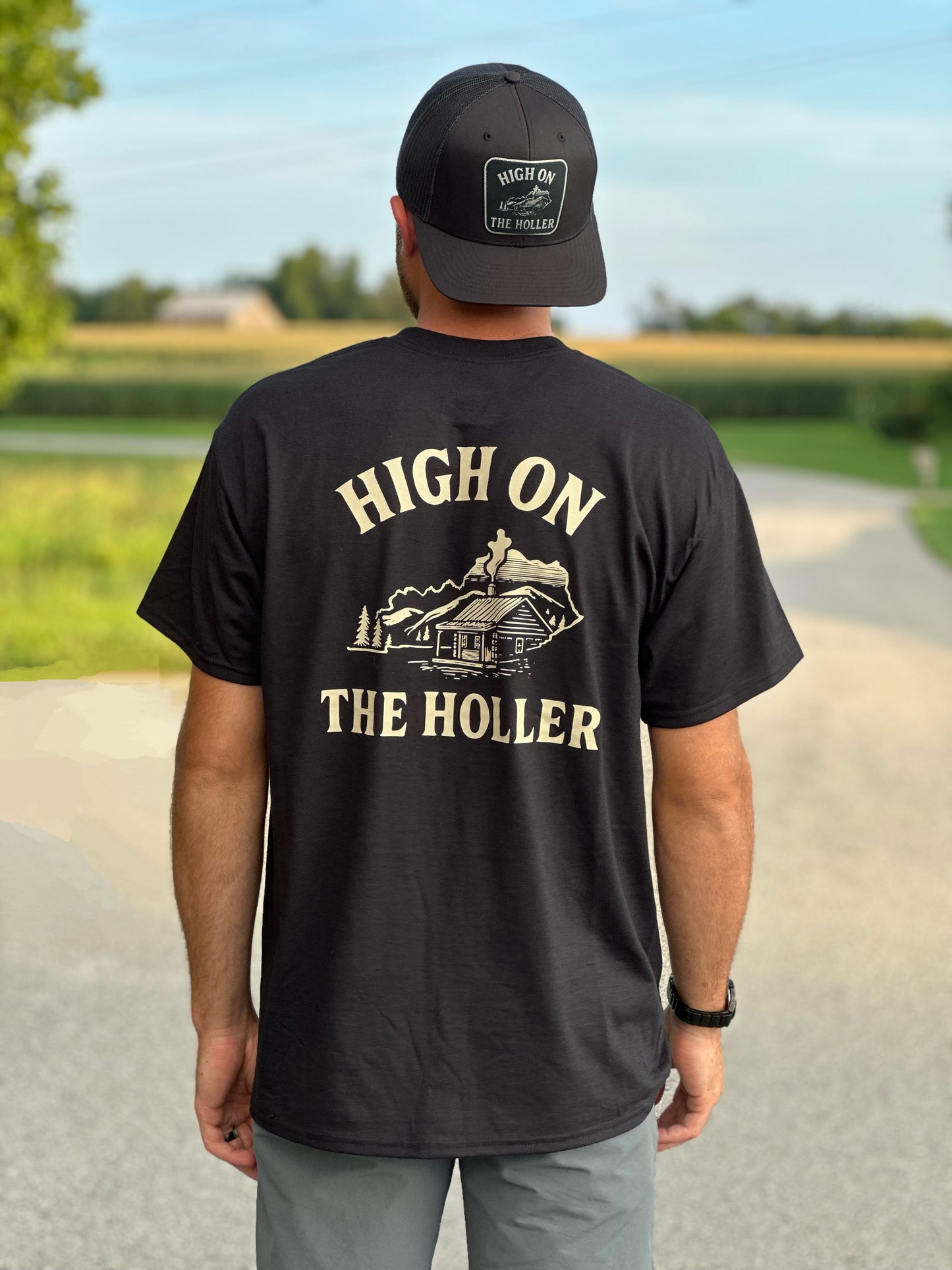 High on the Holler – Richardson 112 Trucker Hat (Black)