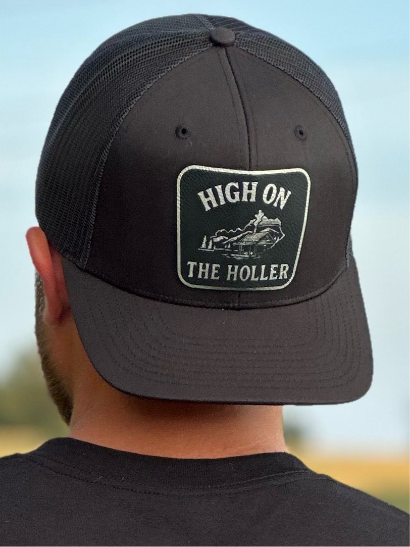 High on the Holler – Richardson 112 Trucker Hat (Black)
